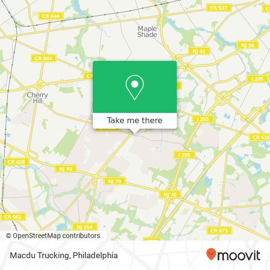 Macdu Trucking map