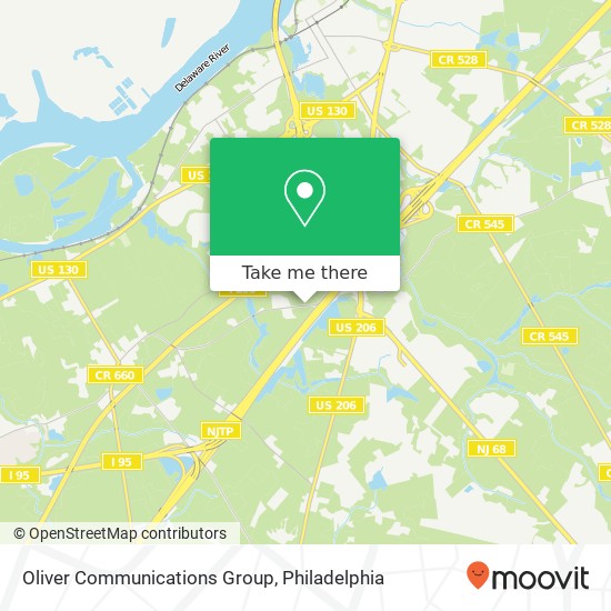 Oliver Communications Group map