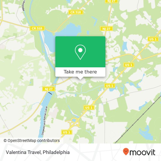 Valentina Travel map