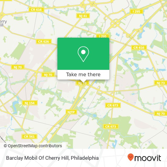 Barclay Mobil Of Cherry Hill map