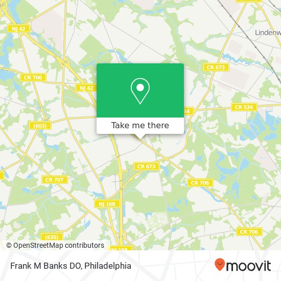 Frank M Banks DO map