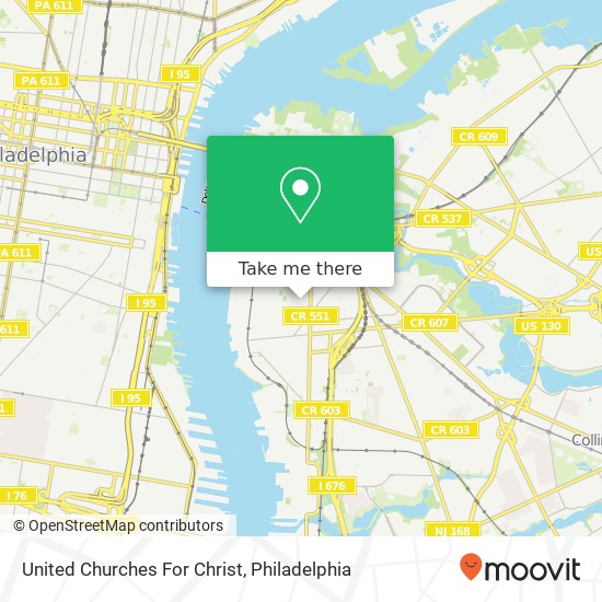 Mapa de United Churches For Christ