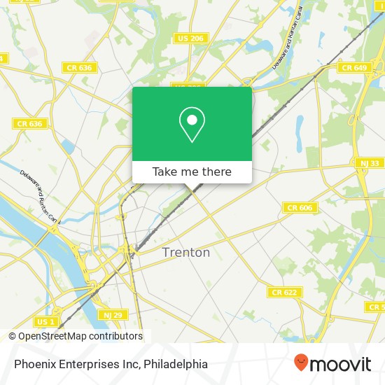 Phoenix Enterprises Inc map