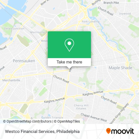Westco Financial Services map