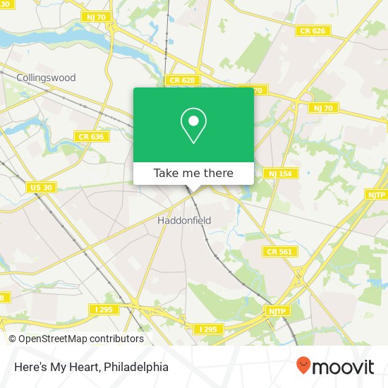 Mapa de Here's My Heart