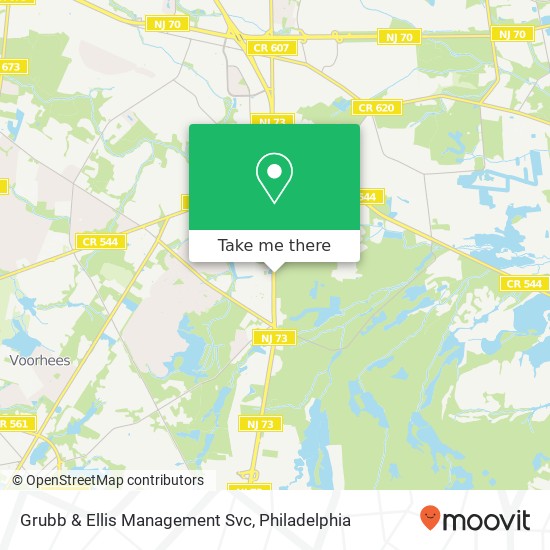 Mapa de Grubb & Ellis Management Svc