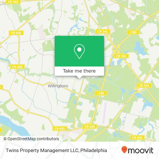 Twins Property Management LLC map