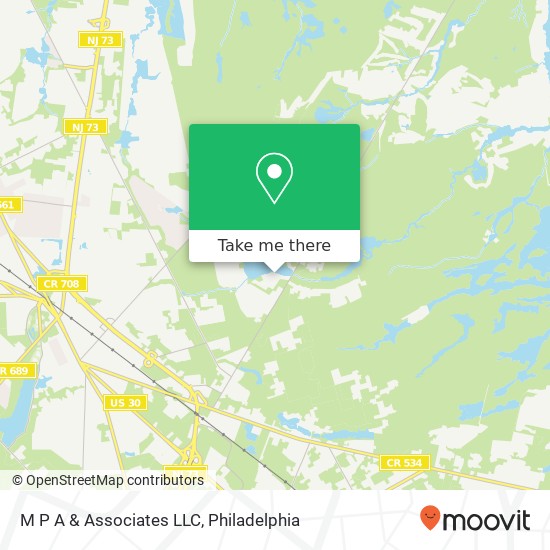 Mapa de M P A & Associates LLC