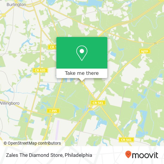 Zales The Diamond Store map