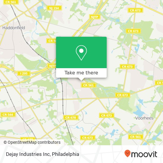 Dejay Industries Inc map