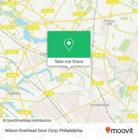 Mapa de Wilson Overhead Door Corp