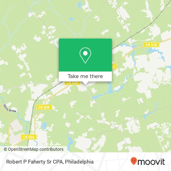 Robert P Faherty Sr CPA map