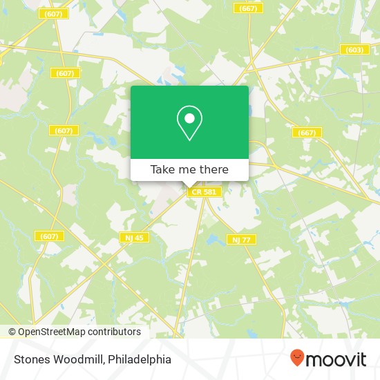 Mapa de Stones Woodmill