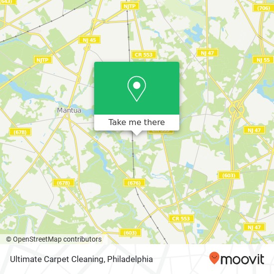 Ultimate Carpet Cleaning map