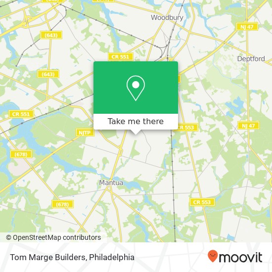 Tom Marge Builders map