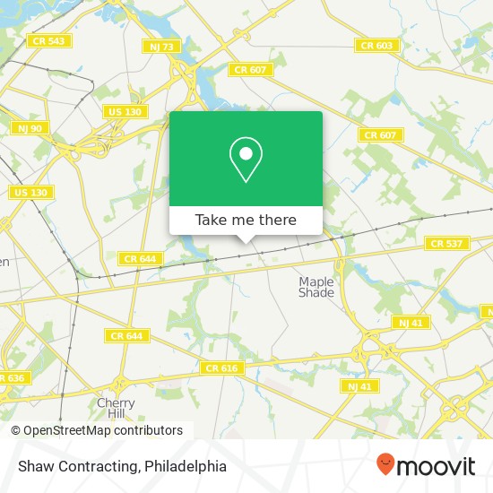 Shaw Contracting map
