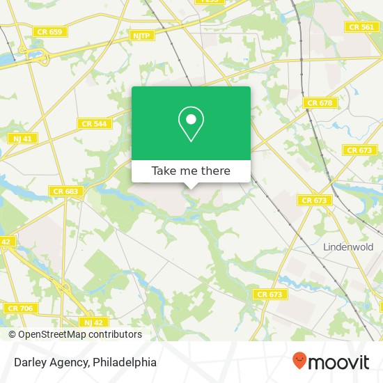 Darley Agency map