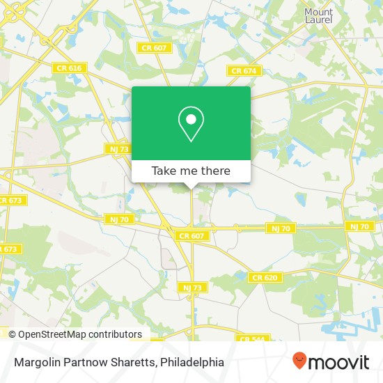 Margolin Partnow Sharetts map