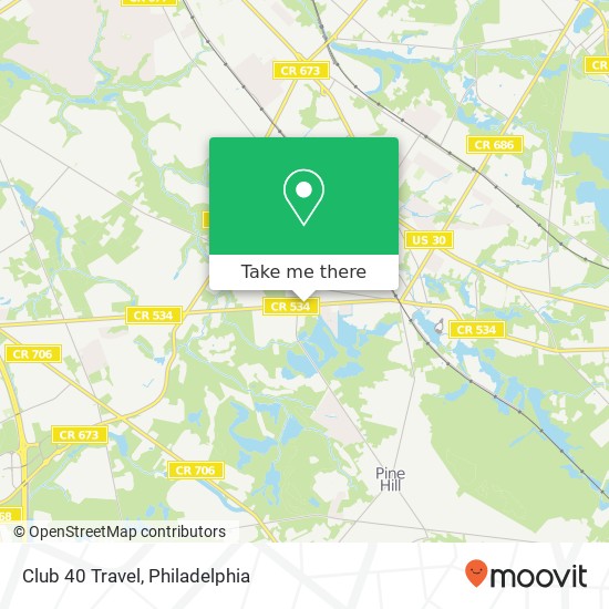 Club 40 Travel map