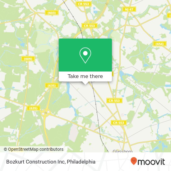 Bozkurt Construction Inc map