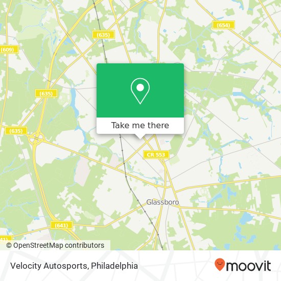 Velocity Autosports map