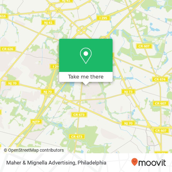 Maher & Mignella Advertising map