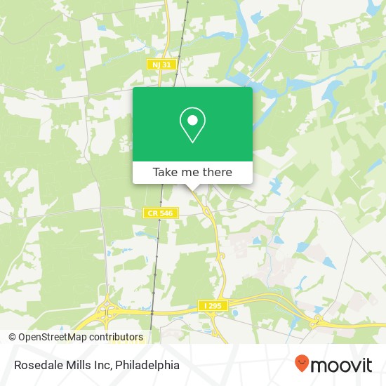 Rosedale Mills Inc map