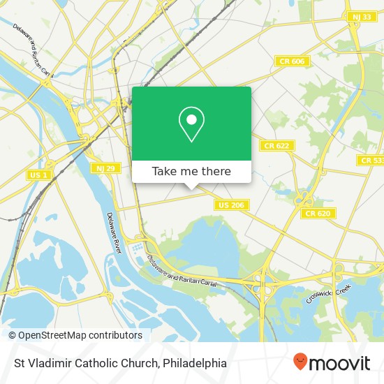 St Vladimir Catholic Church map