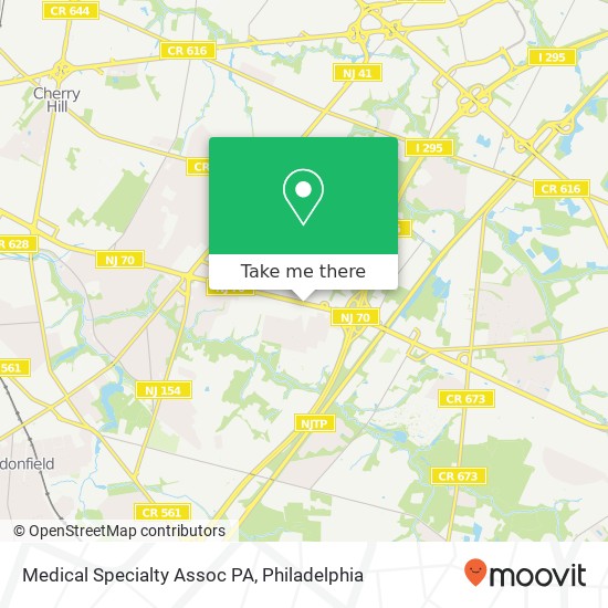 Mapa de Medical Specialty Assoc PA