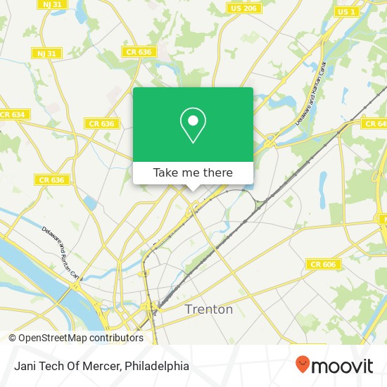 Mapa de Jani Tech Of Mercer