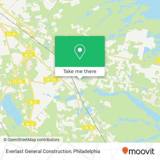 Everlast General Construction map