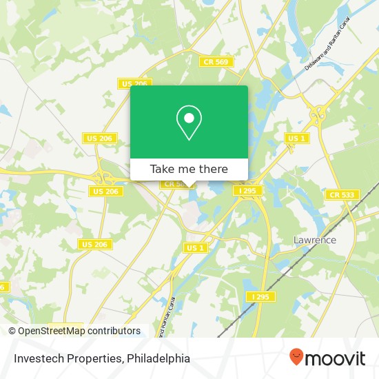 Investech Properties map