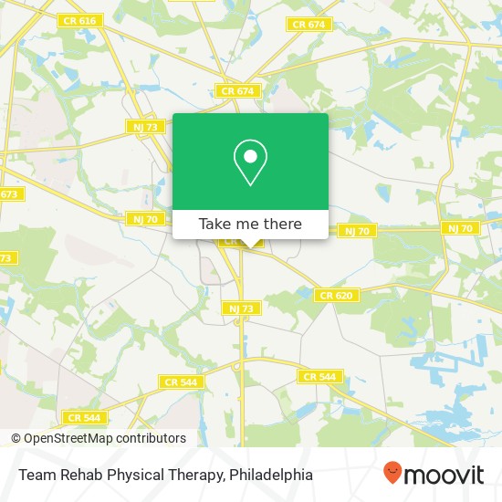 Mapa de Team Rehab Physical Therapy