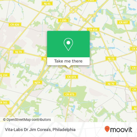 Mapa de Vita-Labs Dr Jim Corea's