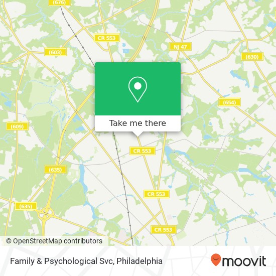 Family & Psychological Svc map