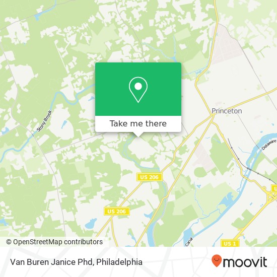 Van Buren Janice Phd map