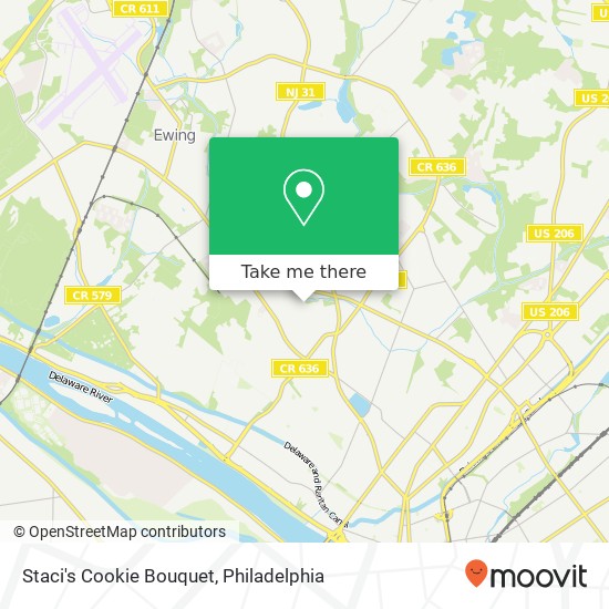 Mapa de Staci's Cookie Bouquet