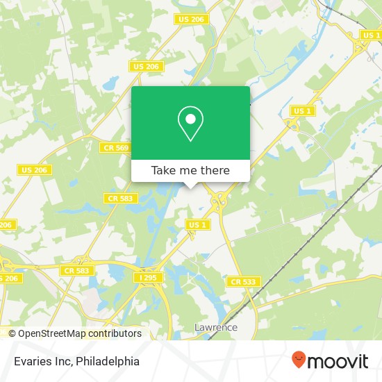 Evaries Inc map