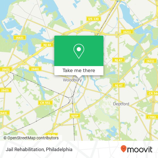 Jail Rehabilitation map