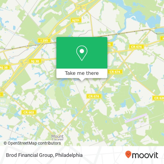 Mapa de Brod Financial Group