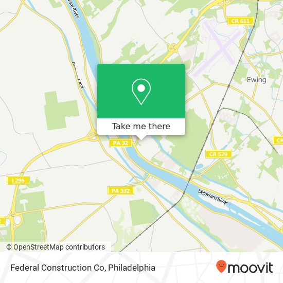 Federal Construction Co map