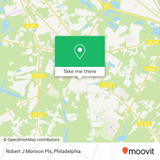 Robert J Monson Pls map