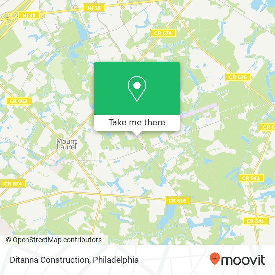 Ditanna Construction map