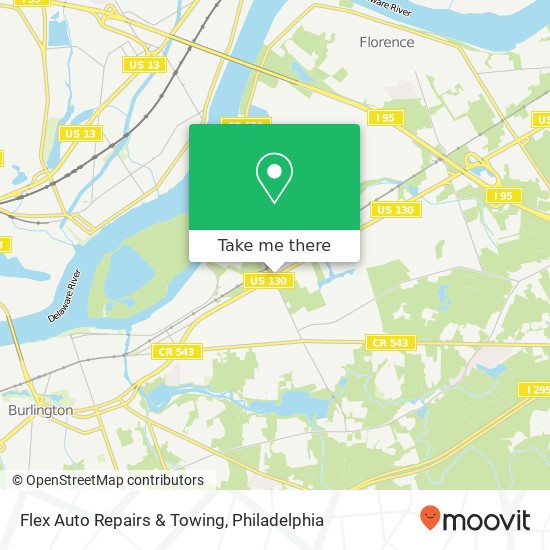 Flex Auto Repairs & Towing map