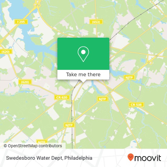 Swedesboro Water Dept map