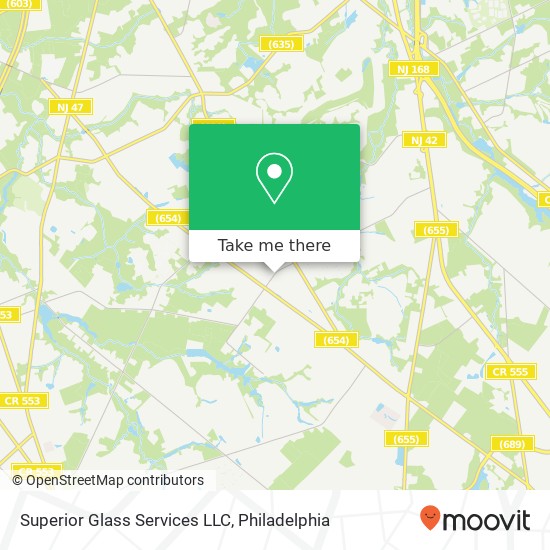 Superior Glass Services LLC map