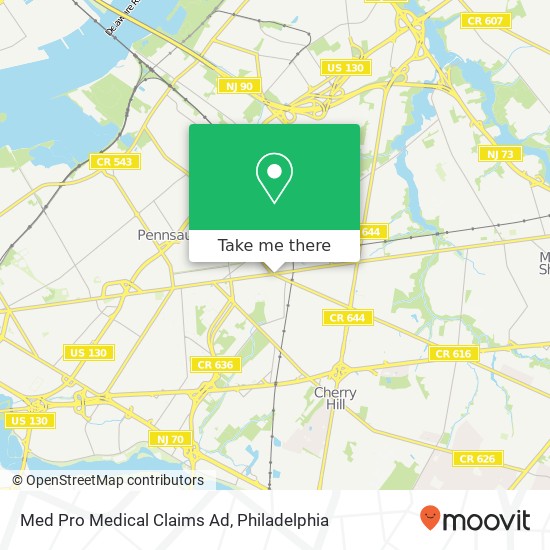 Med Pro Medical Claims Ad map