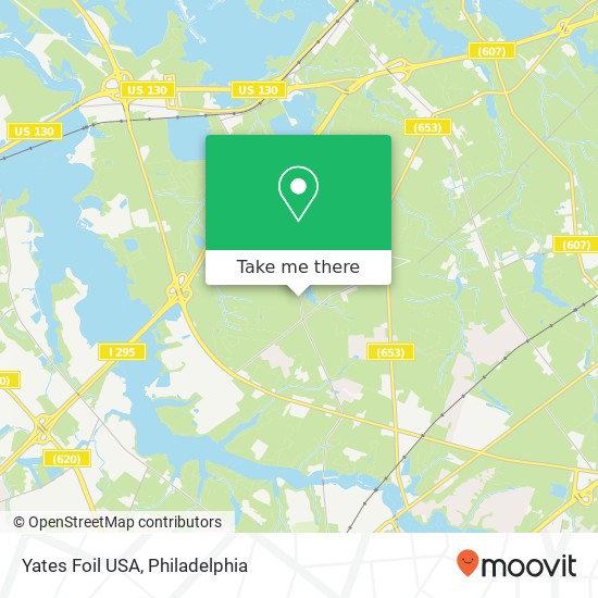 Yates Foil USA map