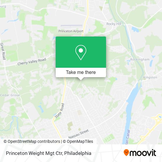 Mapa de Princeton Weight Mgt Ctr