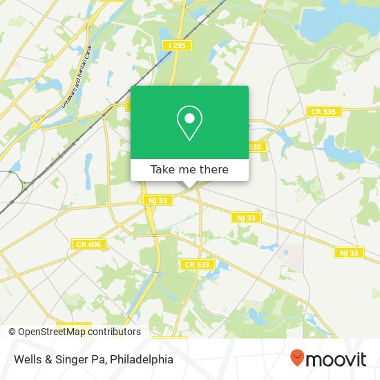 Mapa de Wells & Singer Pa